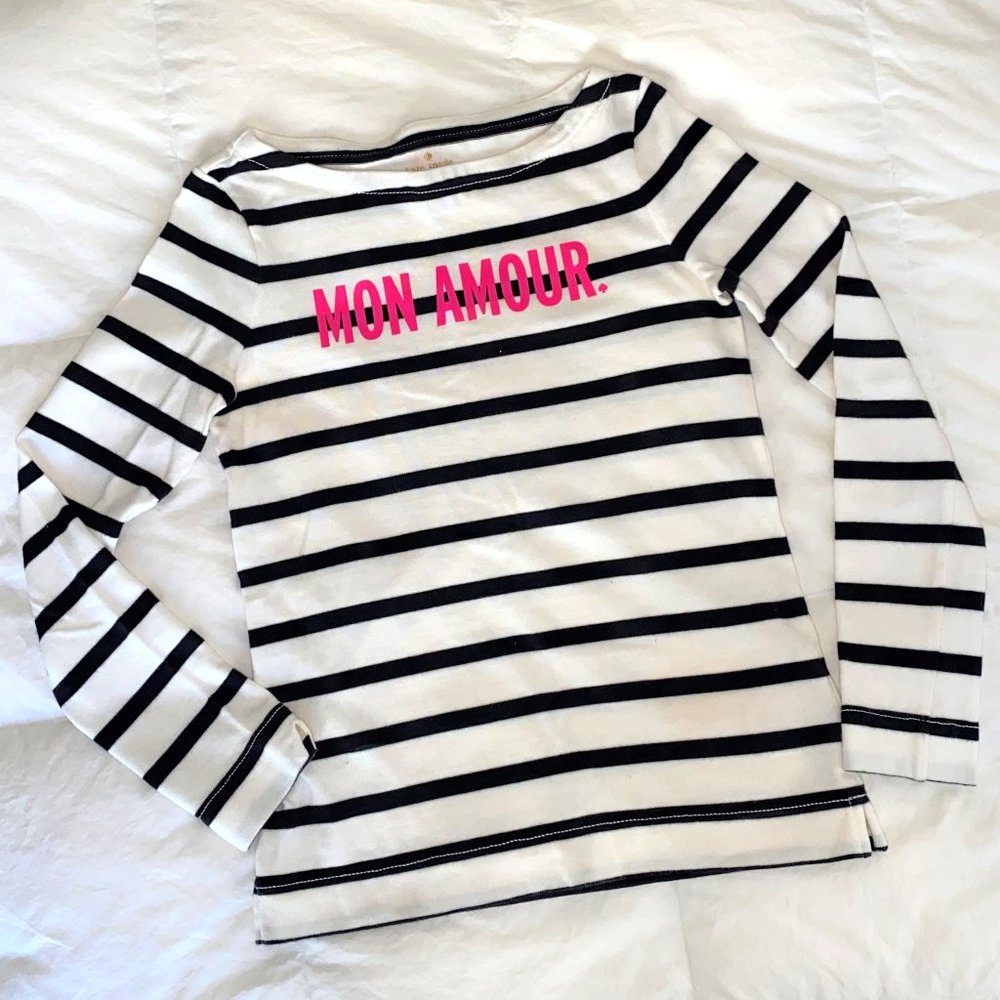 Kate Spade NWOT Cotton Boat Neck Pullover Sweater
